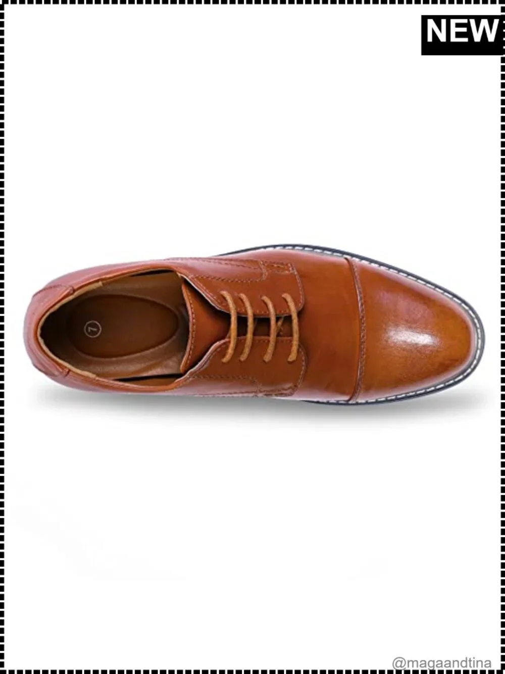 Mens Wingtip Oxford Dress Shoes Formal Business Wedding